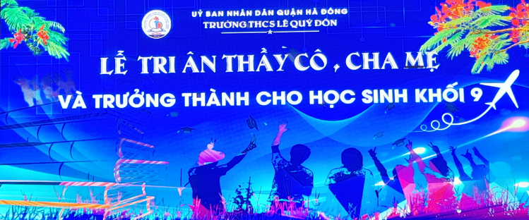 LỄ TRI ÂN THẦY CÔ, CHA MẸ VÀ TRƯỞNG THÀNH CHO HỌC SINH KHỐI 9 NĂM HỌC 2023-2024